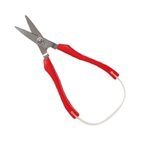 ERGONOMIC self opening scissors - red lightweight