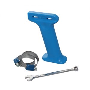 Multipurpose Grip handle with hose clamps, set, PGV -30mm clamp